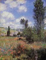 Monet, Claude Oscar - Lane in the Poppy Fields, Ile Saint-Martin